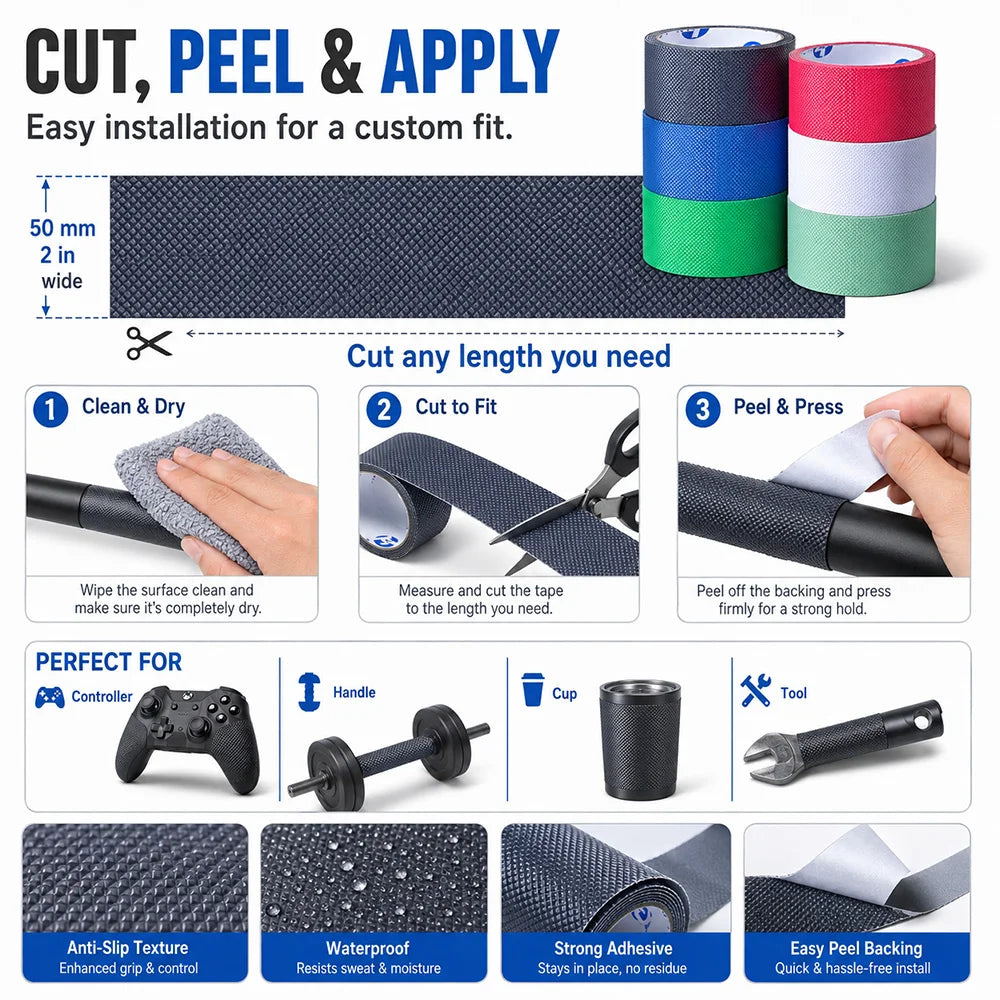 Waterproof Anti-Slip Grip Tape