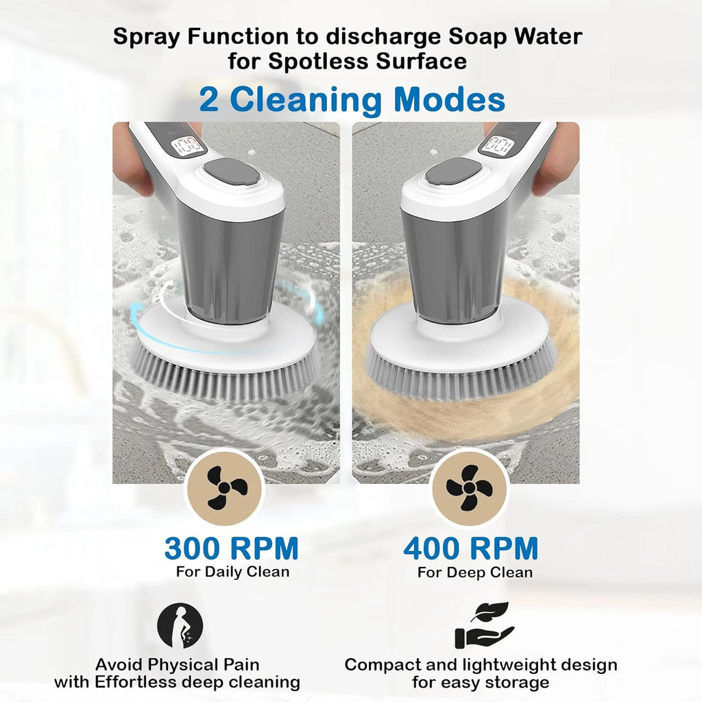 Nestiq Extendable Electric Spin Scrubber product photo - view 3