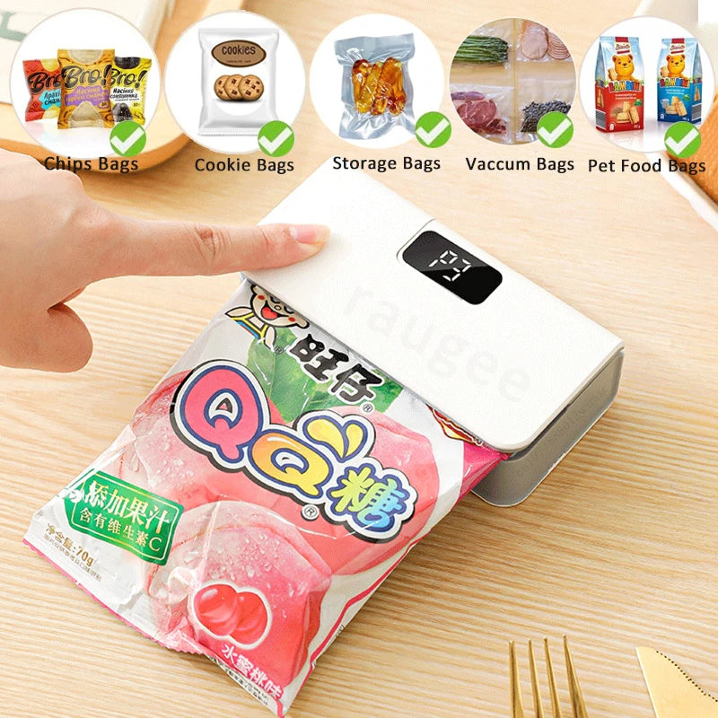 Nestiq USB Rechargeable Mini Bag Sealer product photo - view 3
