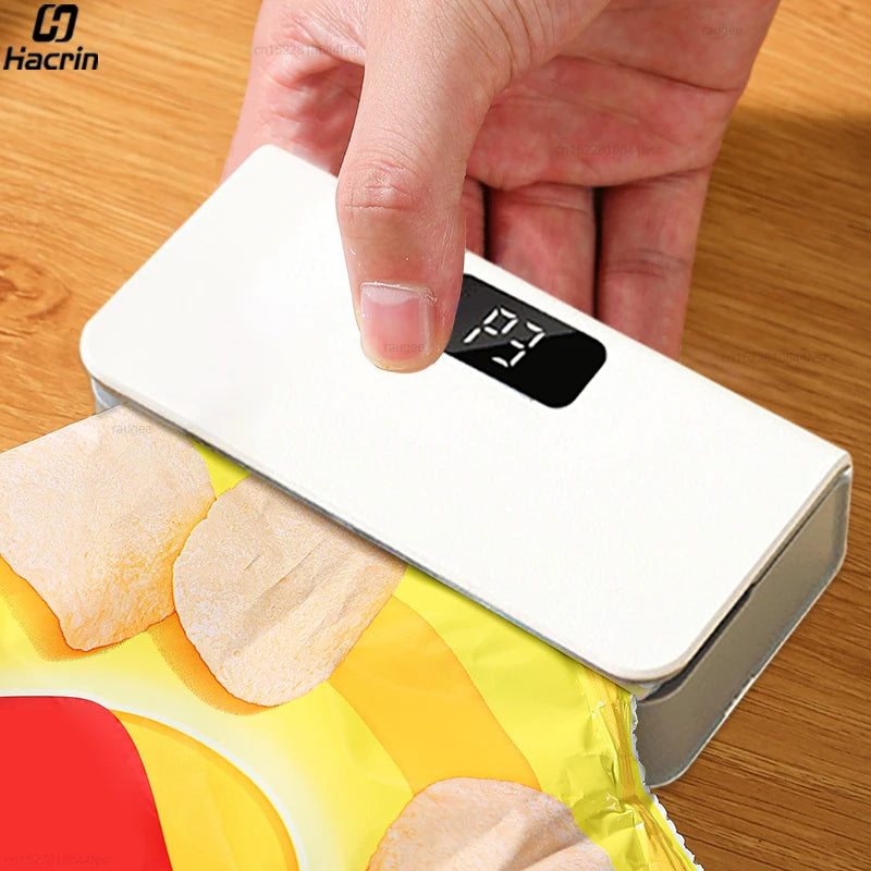Nestiq USB Rechargeable Mini Bag Sealer product photo - view 1