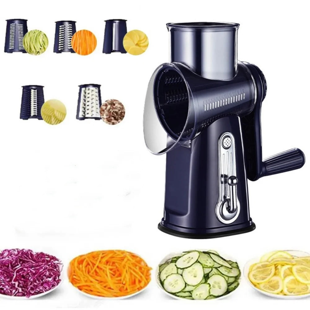 5-in-1 Rotary Vegetable Slicer