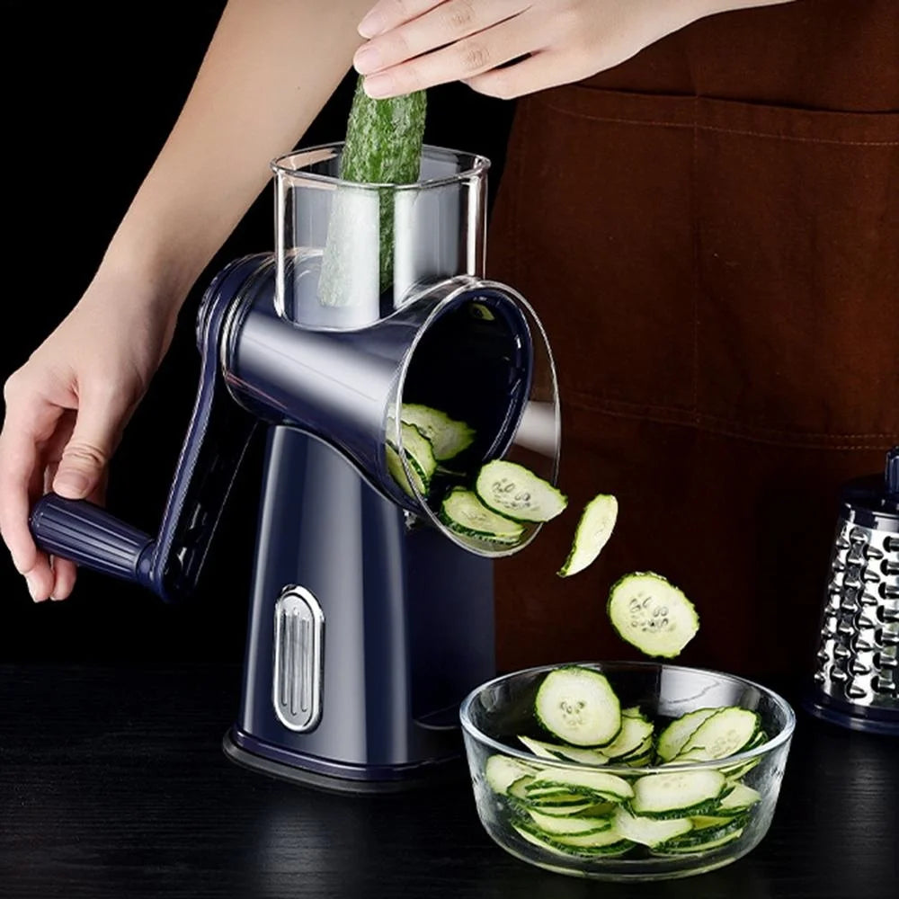 5-in-1 Rotary Vegetable Slicer