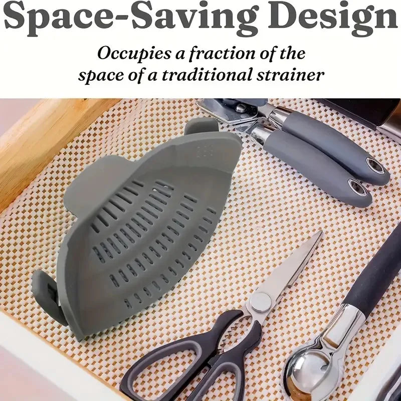 Clip-On Pot Strainer