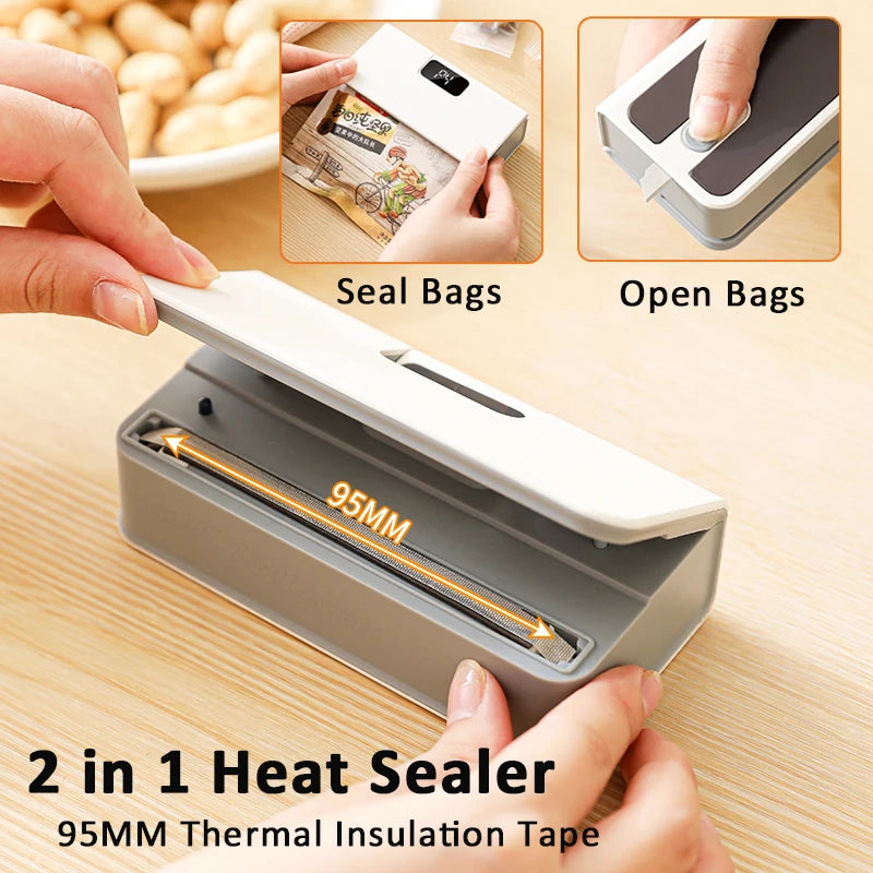 Nestiq USB Rechargeable Mini Bag Sealer product photo - view 2