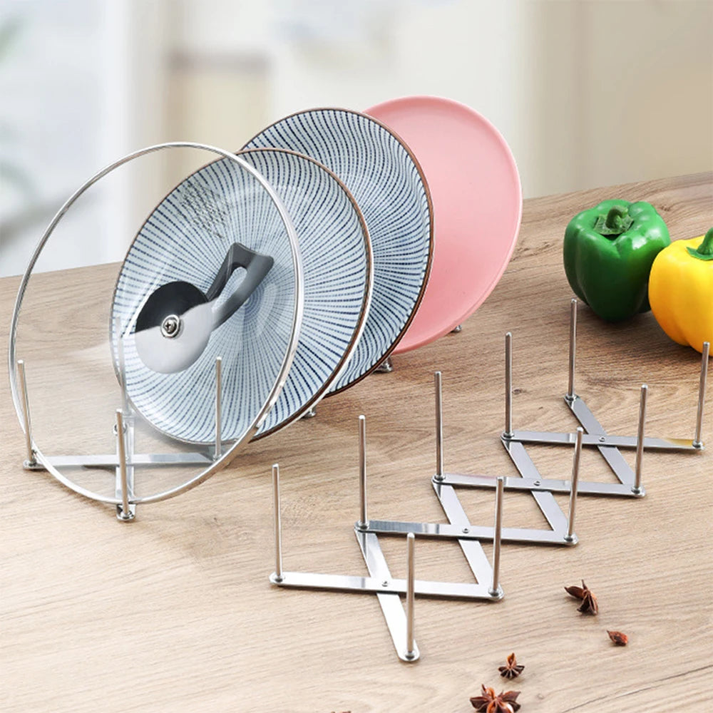 Adjustable Pot Lid Rack