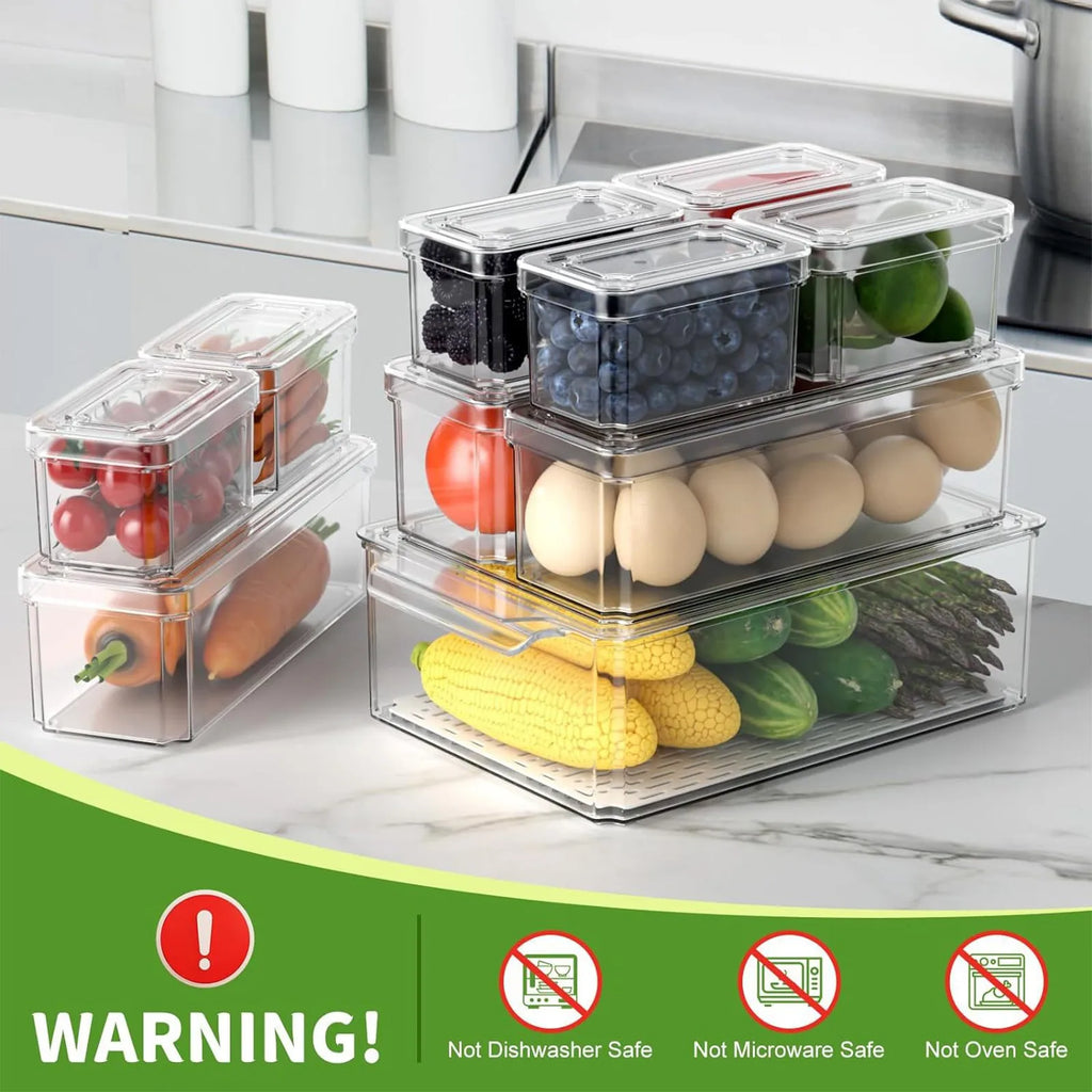 Fridge Storage Bin with Handle