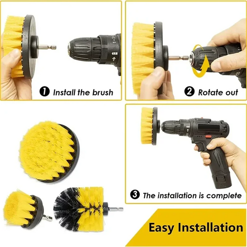 3-Piece Drill Brush Set