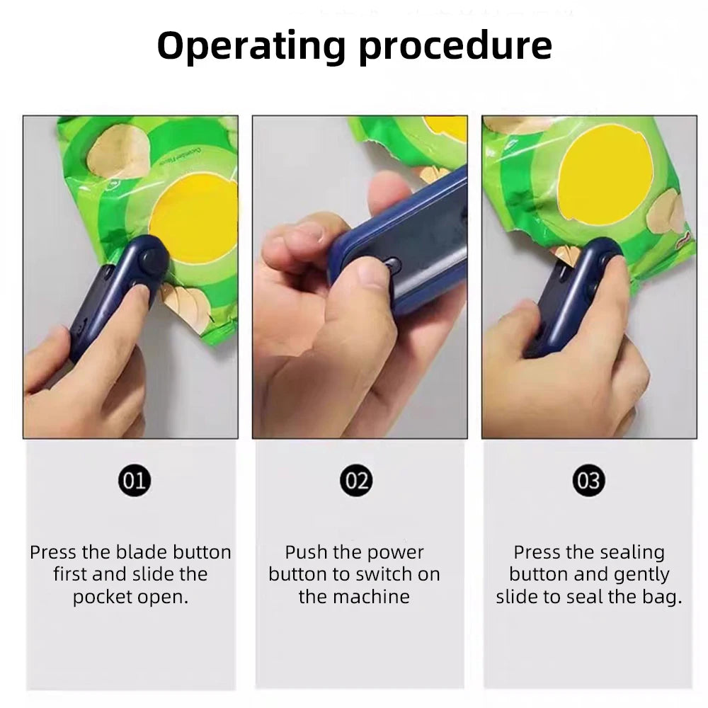 Nestiq Mini Handheld Bag Sealer product photo - view 5