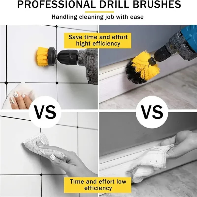 3-Piece Drill Brush Set