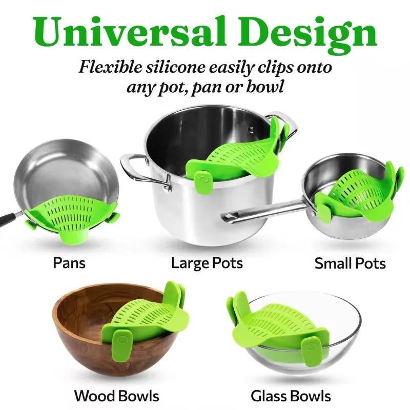 Clip-On Pot Strainer