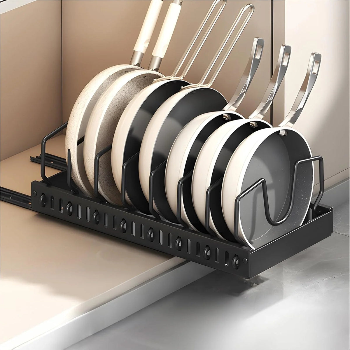 Nestiq Pull-Out Pot & Pan Cabinet Organizer product photo - view 9