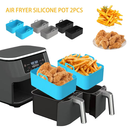 2-Pack Air Fryer Silicone Liners