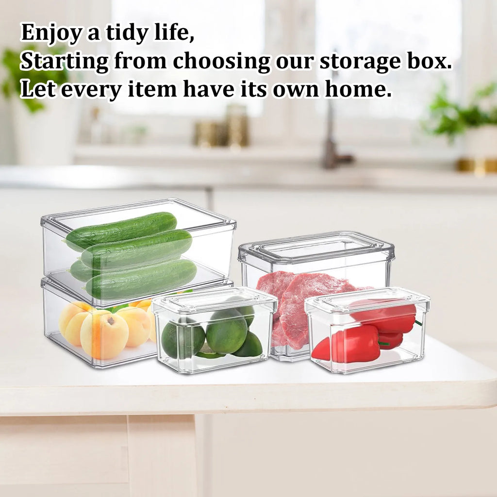 Fridge Storage Bin with Handle