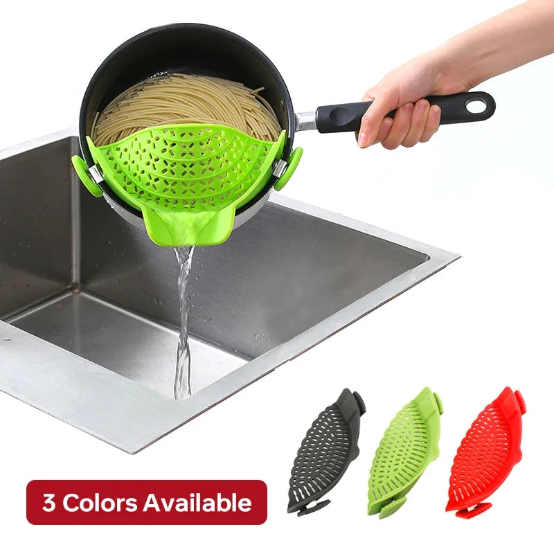 Clip-On Pot Strainer